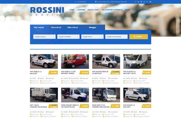 Sito web Rossini Service